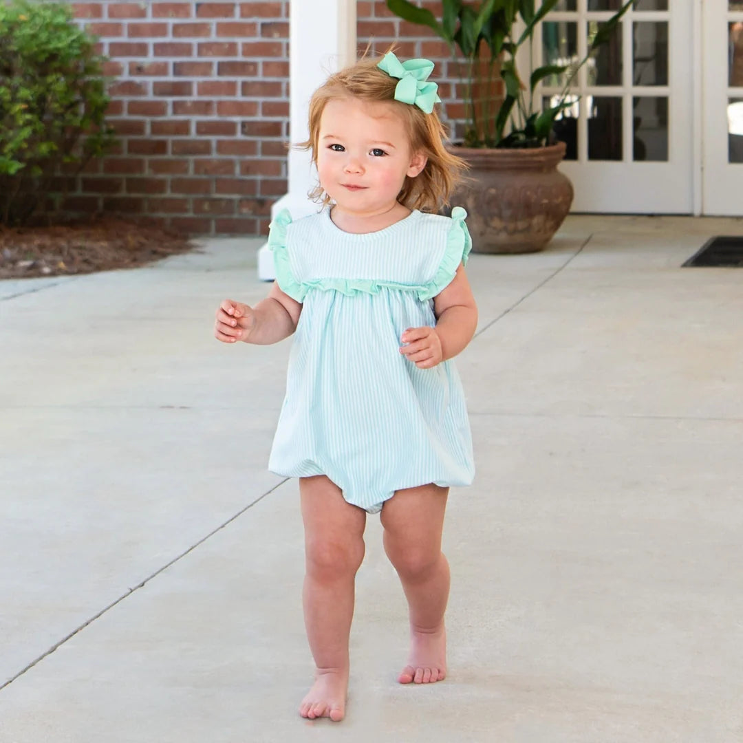 Mint Striped Girl Bubble