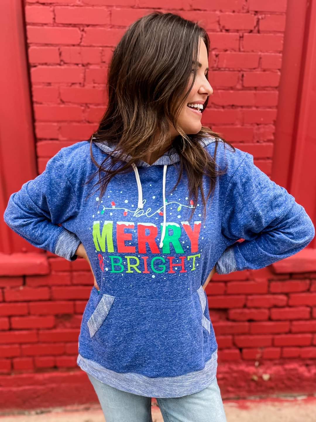 Merry & Bright French Terry Hoodie