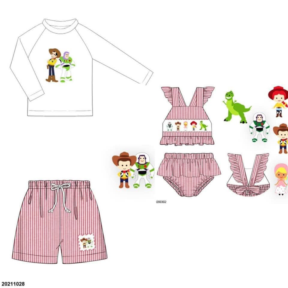 Toy Smocked Swim