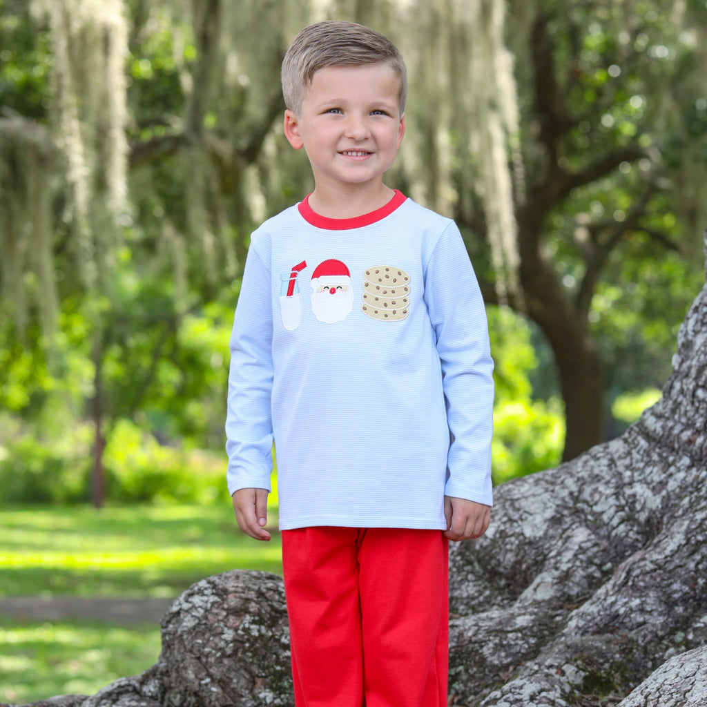 Santa Milk & Cookies Boy Pant Set