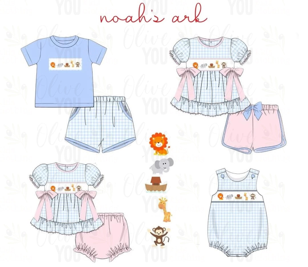 Noah's Ark Smocks