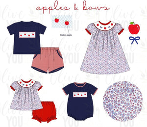 Apples & Bows Smocks