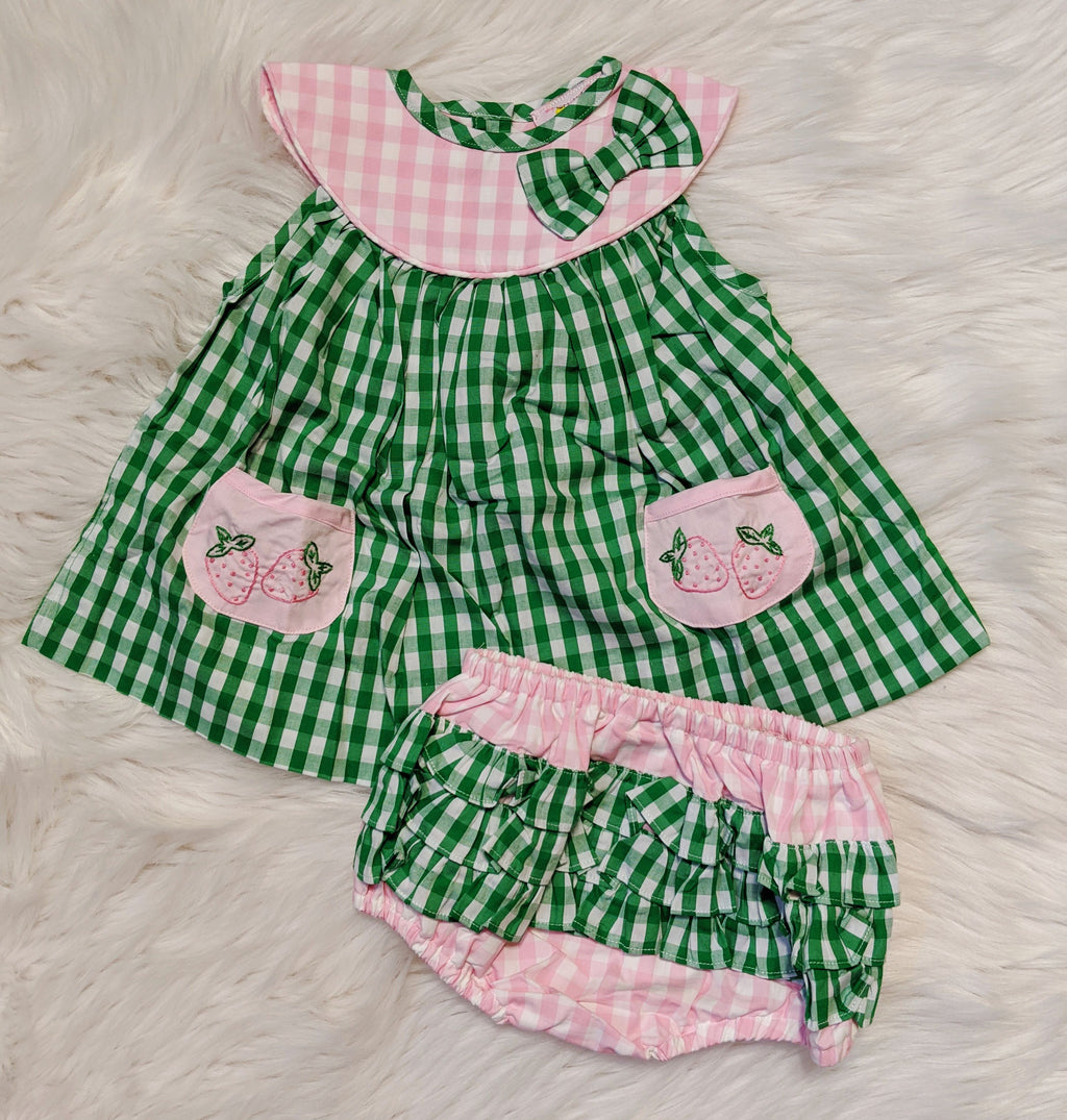 Strawberry Bloomer Set