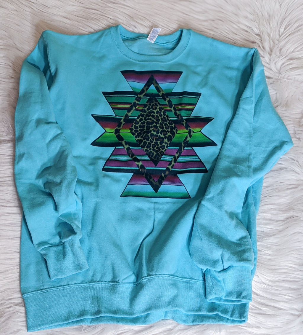 Leopard Tribal Sweatshirt