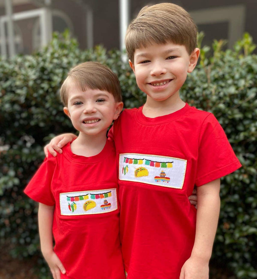 Fiesta Smocked Boy Shirt