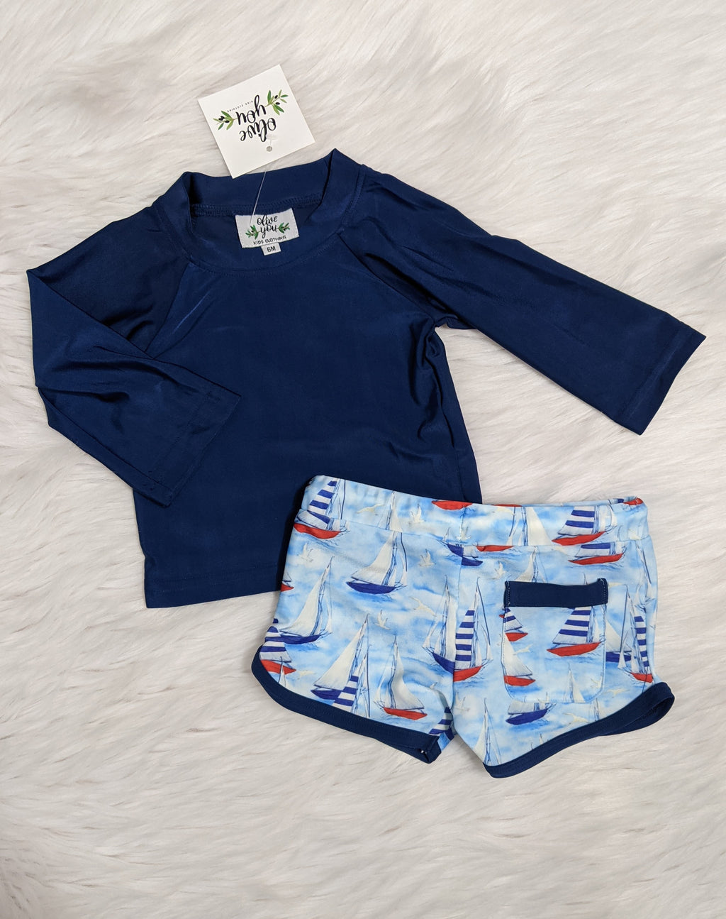 Boys Rashguard Swim Set