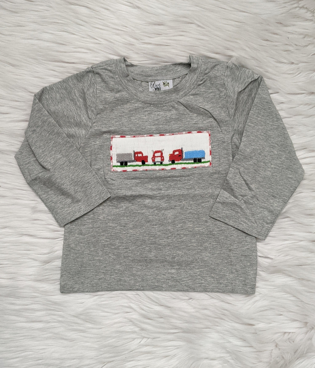 Truck Smocked Shirt