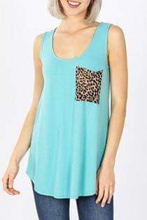 Leopard Pocket Tank