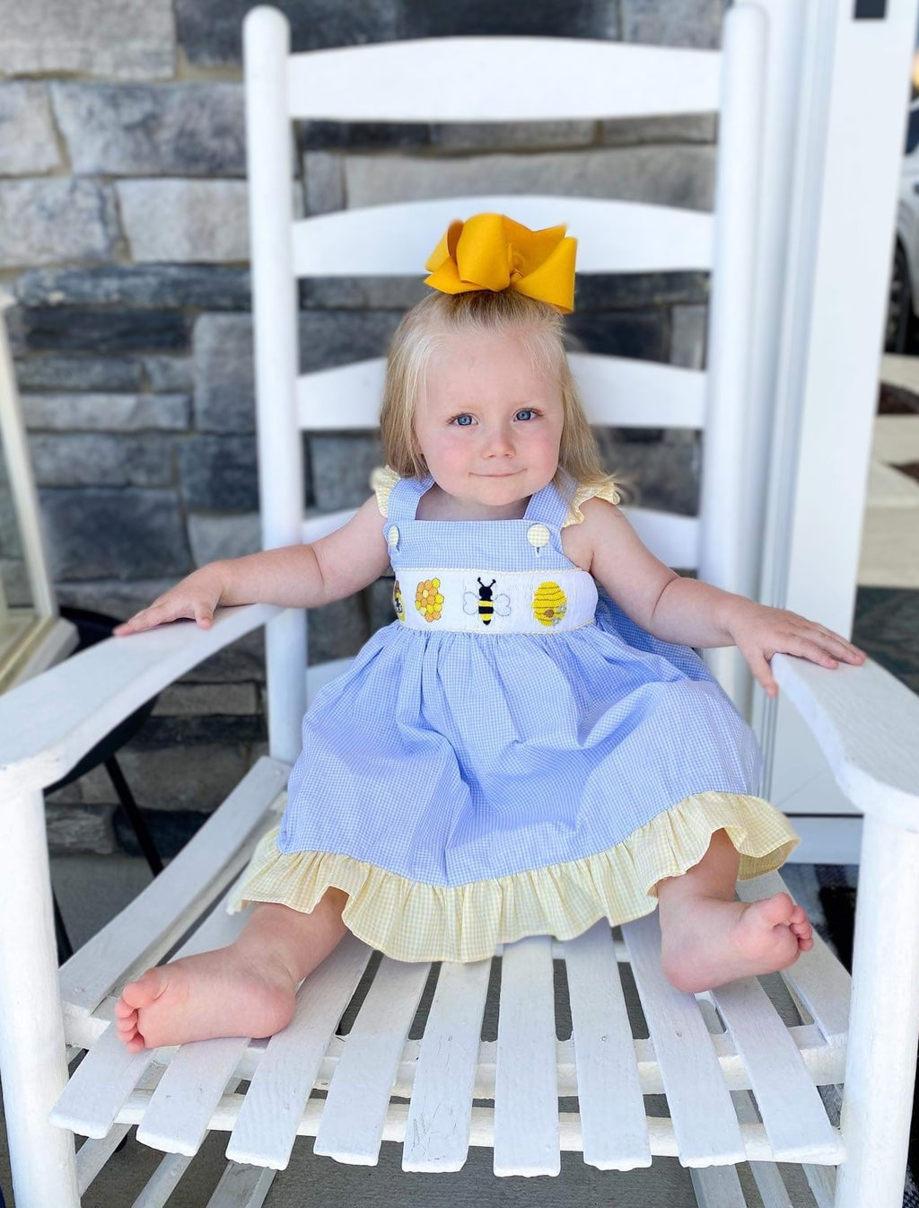 Honey Bee Smocked Dress